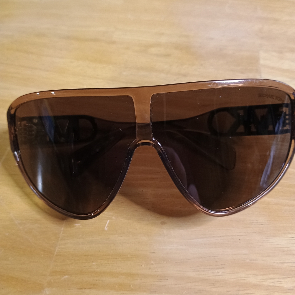Michael Kors Empire Shield Brown Sunglasses - Picture 5 of 7